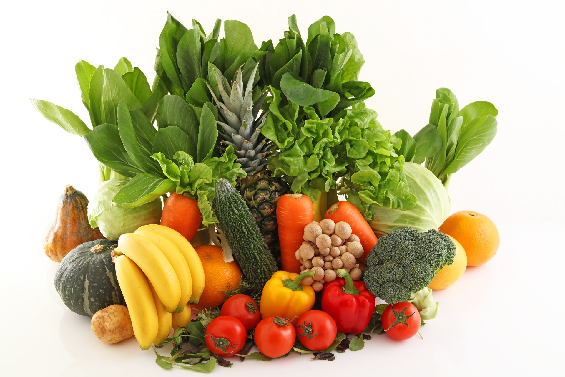 frutas e legumes frescos